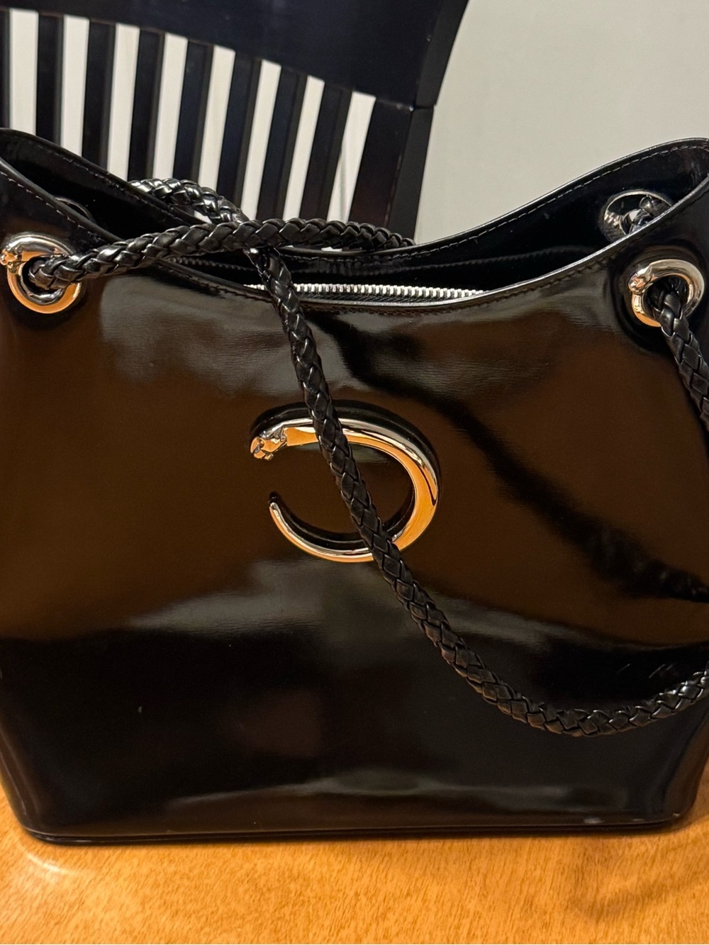 Cartier Patent Leather Panthère C 🐆🖤